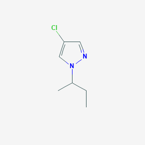 molecular formula C7H11ClN2 B2669374 1-sec-butyl-4-chloro-1H-pyrazole CAS No. 1229623-54-4