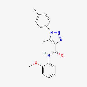 N-(2-methoxyphenyl)-5-methyl-1-(4-methylphenyl)triazole-4-carboxamide