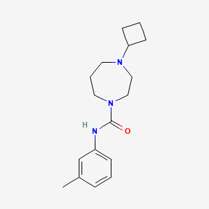 4-cyclobutyl-N-(m-tolyl)-1,4-diazepane-1-carboxamide