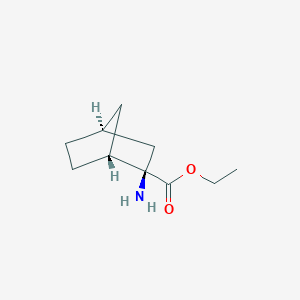 molecular formula C10H17NO2 B2669471 Rac-ethyl (1r,2r,4s)-2-aminobicyclo[2.2.1]heptane-2-carboxylate CAS No. 734478-82-1