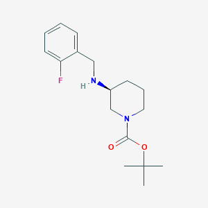 molecular formula C17H25FN2O2 B2669731 (S)-tert-Butyl 3-(2-fluorobenzylamino)piperidine-1-carboxylate CAS No. 1286209-06-0