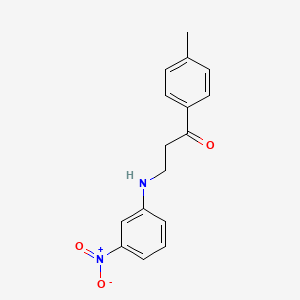 1-(4-Methylphenyl)-3-(3-nitroanilino)-1-propanone