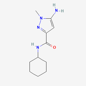 5-amino-N-cyclohexyl-1-methyl-1H-pyrazole-3-carboxamide
