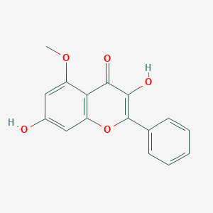 molecular formula C16H12O5 B026699 Galangin-5-methylether CAS No. 104594-69-6