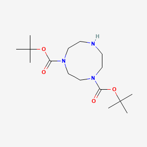 molecular formula C16H31N3O4 B2669914 DiBoc TACN CAS No. 174138-01-3