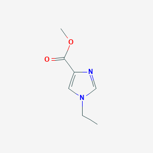 molecular formula C7H10N2O2 B2669922 methyl 1-ethyl-1H-imidazole-4-carboxylate CAS No. 71925-06-9