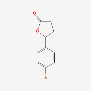 molecular formula C10H9BrO2 B2670138 5-(4-Bromophenyl)oxolan-2-one CAS No. 1885-28-5