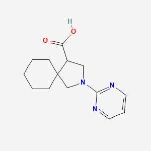 2-(Pyrimidin-2-yl)-2-azaspiro[4.5]decane-4-carboxylic acid
