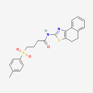 N-(4,5-dihydronaphtho[1,2-d]thiazol-2-yl)-4-tosylbutanamide