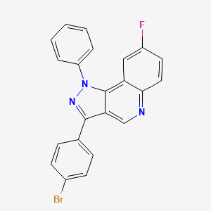 3-(4-bromophenyl)-8-fluoro-1-phenyl-1H-pyrazolo[4,3-c]quinoline