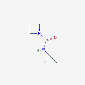 molecular formula C8H16N2O B2670254 N-tert-butylazetidine-1-carboxamide CAS No. 1855713-66-4