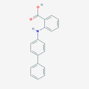 molecular formula C19H15NO2 B026703 Anthranilic acid, N-(4-biphenylyl)- CAS No. 101895-15-2