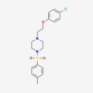 1-(2-(4-Chlorophenoxy)ethyl)-4-tosylpiperazine