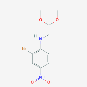 2-bromo-N-(2,2-dimethoxyethyl)-4-nitroaniline
