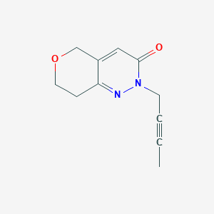2-(but-2-yn-1-yl)-2H,3H,5H,7H,8H-pyrano[4,3-c]pyridazin-3-one