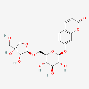 molecular formula C20H24O12 B2670410 Apiosylskimmin CAS No. 103529-94-8; 466-26-2