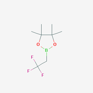 4,4,5,5-Tetramethyl-2-(2,2,2-trifluoroethyl)-1,3,2-dioxaborolane