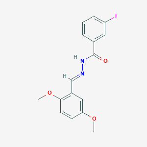 (E)-N'-(2,5-dimethoxybenzylidene)-3-iodobenzohydrazide