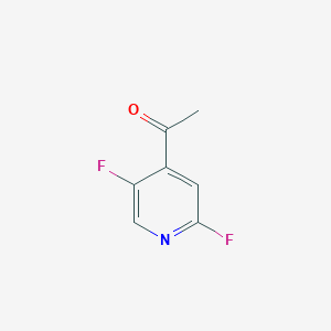 molecular formula C7H5F2NO B2670484 1-(2,5-Difluoropyridin-4-yl)ethanone CAS No. 1779855-80-9