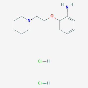 2-(2-Piperidin-1-ylethoxy)aniline;dihydrochloride