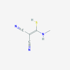 2-[(Methylamino)(sulfanyl)methylene]malononitrile