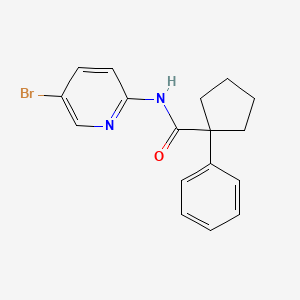 N-(5-bromopyridin-2-yl)-1-phenylcyclopentane-1-carboxamide