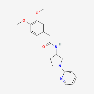 2-(3,4-dimethoxyphenyl)-N-(1-(pyridin-2-yl)pyrrolidin-3-yl)acetamide