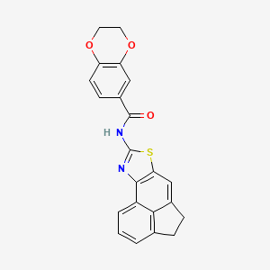 N-(4,5-dihydroacenaphtho[5,4-d]thiazol-8-yl)-2,3-dihydrobenzo[b][1,4]dioxine-6-carboxamide