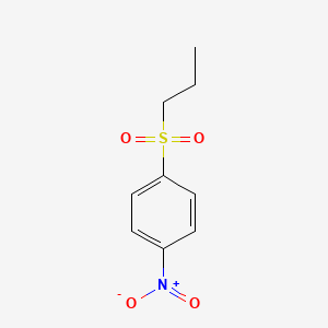 molecular formula C9H11NO4S B2670565 1-Nitro-4-propylsulfonylbenzene CAS No. 119871-14-6