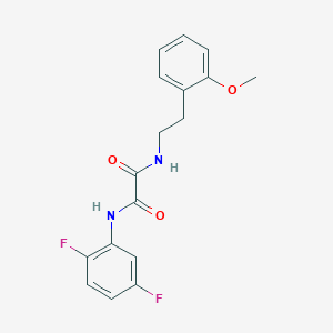 molecular formula C17H16F2N2O3 B2670574 N1-(2,5-difluorophenyl)-N2-(2-methoxyphenethyl)oxalamide CAS No. 899748-87-9
