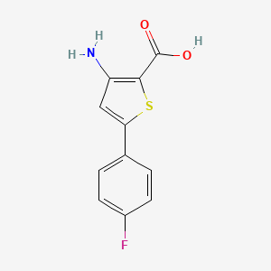 3-amino-5-(4-fluorophenyl)thiophene-2-carboxylic Acid