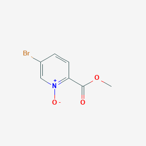 molecular formula C7H6BrNO3 B2670587 5-Bromo-2-(methoxycarbonyl)pyridine 1-oxide CAS No. 959741-32-3
