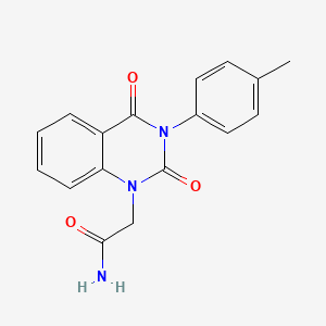 2-[3-(4-Methylphenyl)-2,4-dioxoquinazolin-1-yl]acetamide
