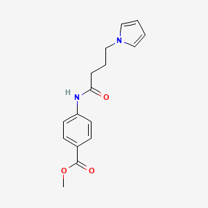methyl 4-(4-(1H-pyrrol-1-yl)butanamido)benzoate