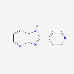 molecular formula C11H8N4 B2670674 2-(Pyridin-4-yl)-3H-imidazo[4,5-b]pyridine CAS No. 63411-78-9