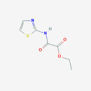 molecular formula C7H8N2O3S B2670717 Ethyl 2-oxo-2-(1,3-thiazol-2-ylamino)acetate CAS No. 56934-75-9