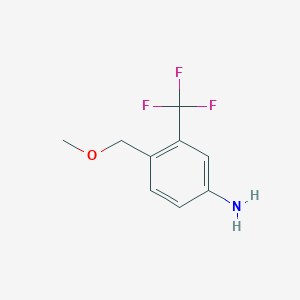4-(Methoxymethyl)-3-(trifluoromethyl)aniline
