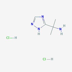 2-(4H-1,2,4-triazol-3-yl)propan-2-amine dihydrochloride