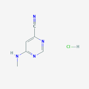 6-(Methylamino)pyrimidine-4-carbonitrile hydrochloride