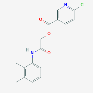 [(2,3-Dimethylphenyl)carbamoyl]methyl 6-chloropyridine-3-carboxylate
