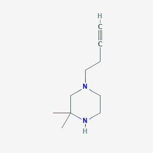 1-But-3-ynyl-3,3-dimethylpiperazine