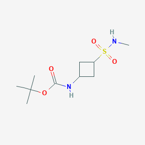 molecular formula C10H20N2O4S B2671012 Tert-butyl N-[3-(methylsulfamoyl)cyclobutyl]carbamate CAS No. 2580209-98-7