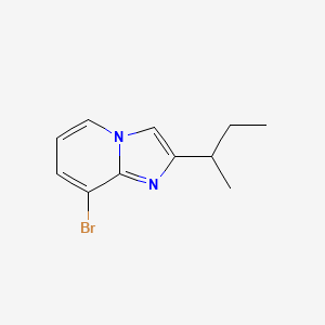 molecular formula C11H13BrN2 B2671065 8-bromo-2-(butan-2-yl)imidazo[1,2-a]pyridine CAS No. 1548310-03-7