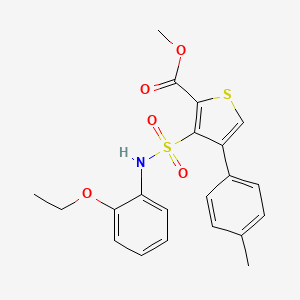 Methyl 3-[(2-ethoxyphenyl)sulfamoyl]-4-(4-methylphenyl)thiophene-2-carboxylate