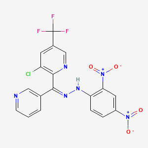 [3-chloro-5-(trifluoromethyl)-2-pyridinyl](3-pyridinyl)methanone N-(2,4-dinitrophenyl)hydrazone