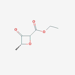 Ethyl (4R)-4-methyl-3-oxooxetane-2-carboxylate