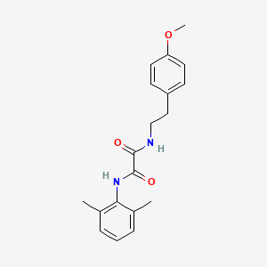 molecular formula C19H22N2O3 B2671132 N1-(2,6-dimethylphenyl)-N2-(4-methoxyphenethyl)oxalamide CAS No. 898374-96-4