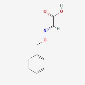 molecular formula C9H9NO3 B2671191 [(E)-Benzyloxyimino]-acetic acid CAS No. 41928-70-5; 77845-97-7