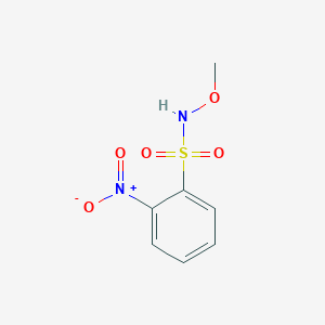 molecular formula C7H8N2O5S B2671423 N-methoxy-2-nitrobenzenesulfonamide CAS No. 1061696-67-0