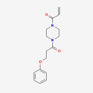 1-[4-(3-Phenoxypropanoyl)piperazin-1-yl]prop-2-en-1-one
